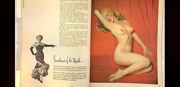  Famous Actress Marilyn Monroe Vintage Nudes Compilation Video